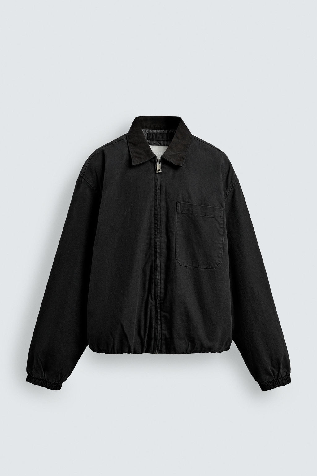 RELAXED FIT ZIP-UP JACKET