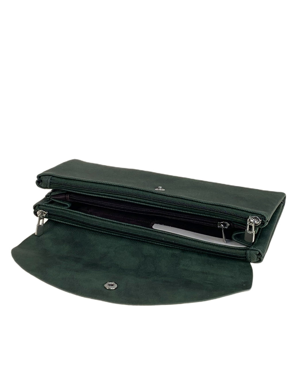 Женское портмоне из искусственной кожи, цвет зеленый - Greta фото 2