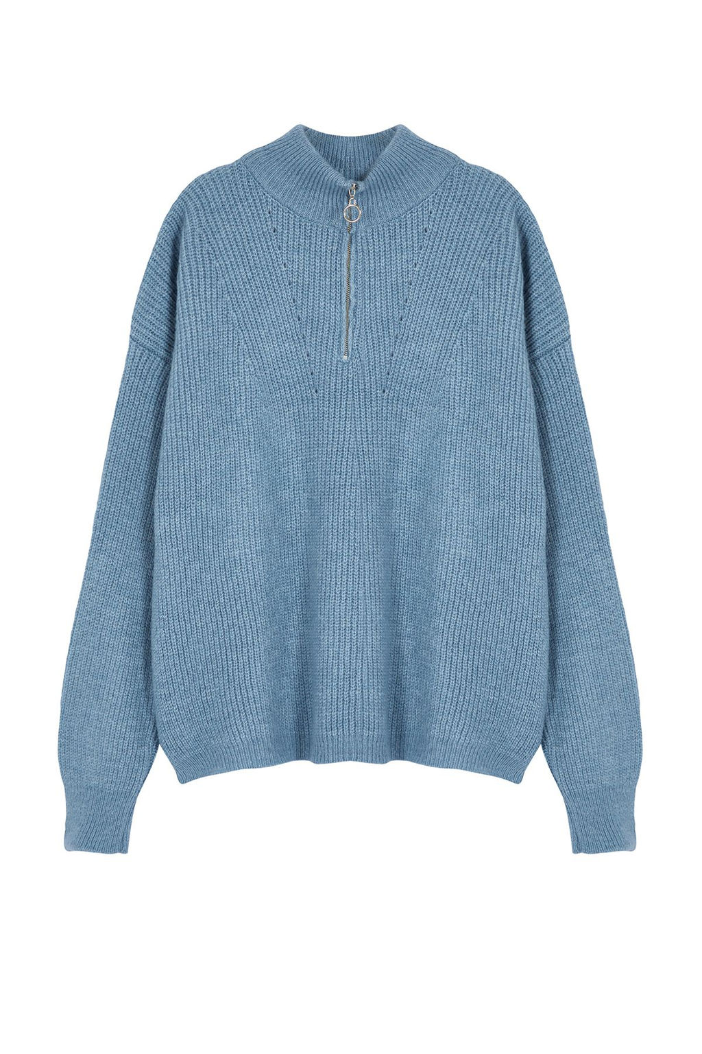 Antrasit Couple Yumusak Dokulu Fermuarl? Triko Kazak TWOAW20XS0009 - Trendyolmilla фото 37