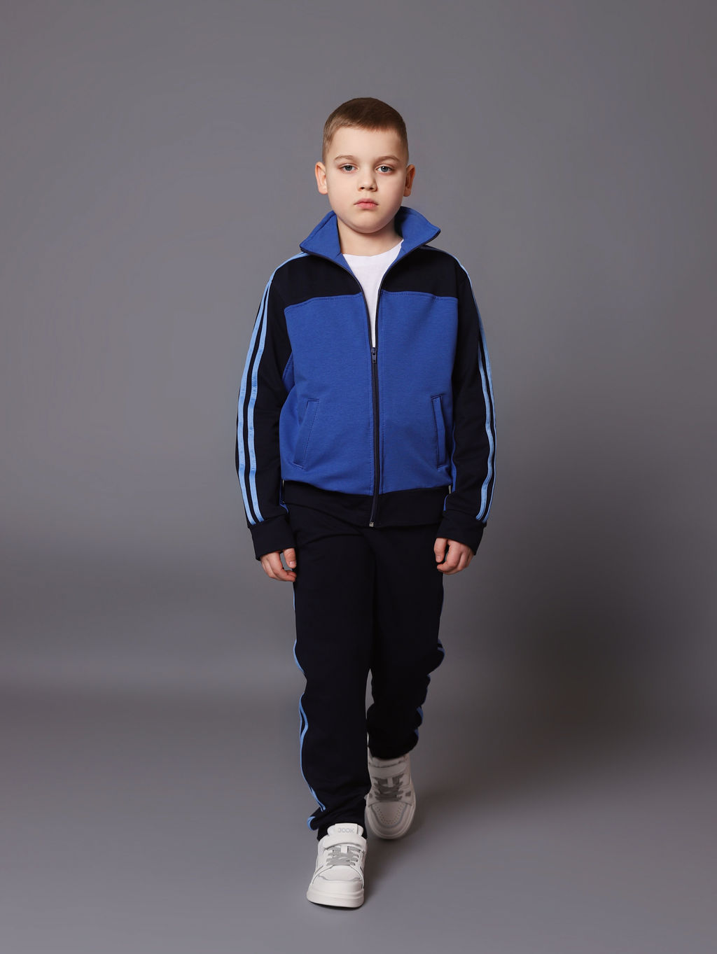 Спортивный костюм К036 Василек-Темно-Синий от фабрики Спортсоло