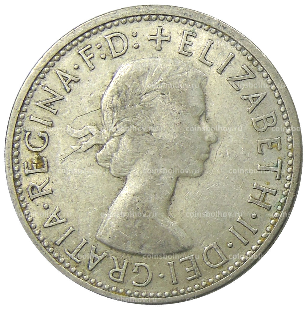 1 флорин (2 шиллинга) 1954 года Австралия  Королевский визит Елизаветы II