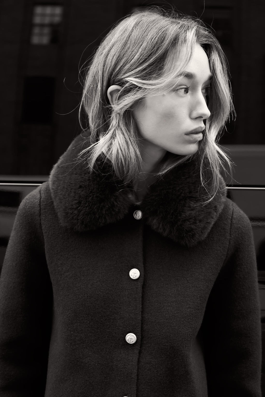 CARDIGAN WITH FAUX FUR COLLAR - Zara фото 3