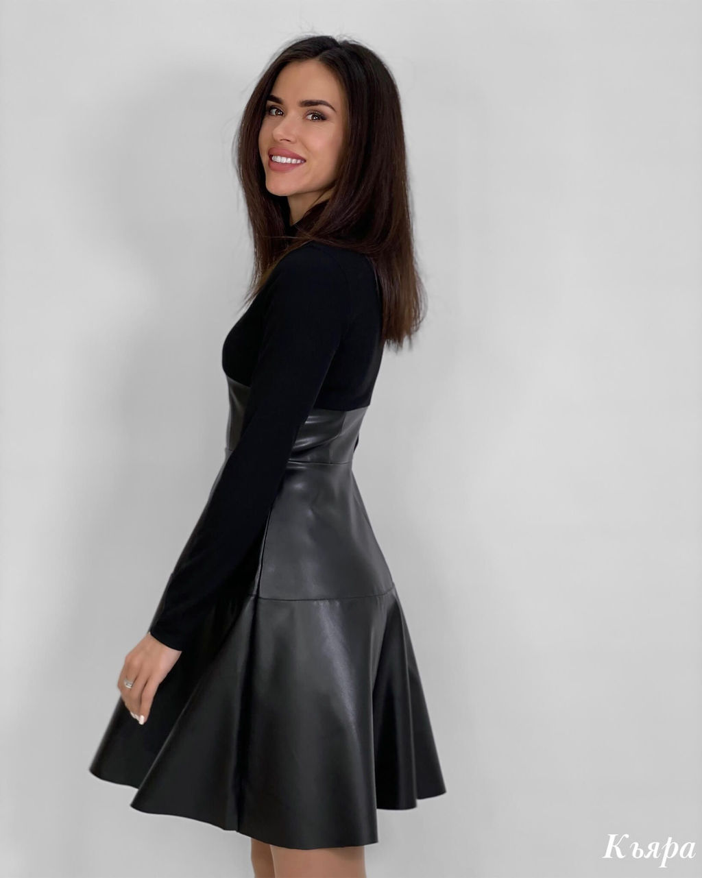 Платье Кьяра (черный) - Nadi bordo фото 6