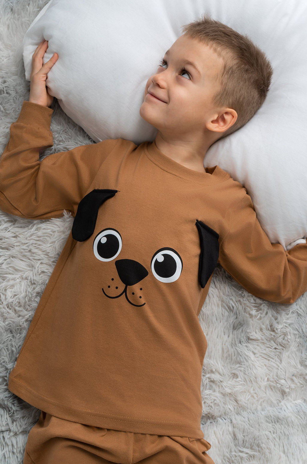 Хлопковая пижама для мальчика Bonito  фото 4