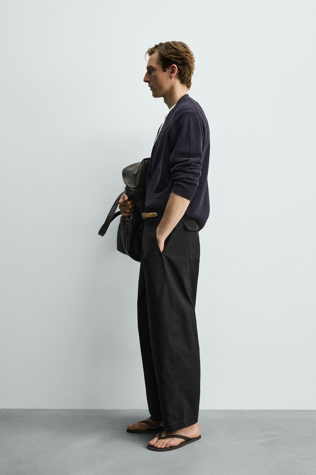 PANTAL?N BALLOON FIT / Negro - Zara фото 4