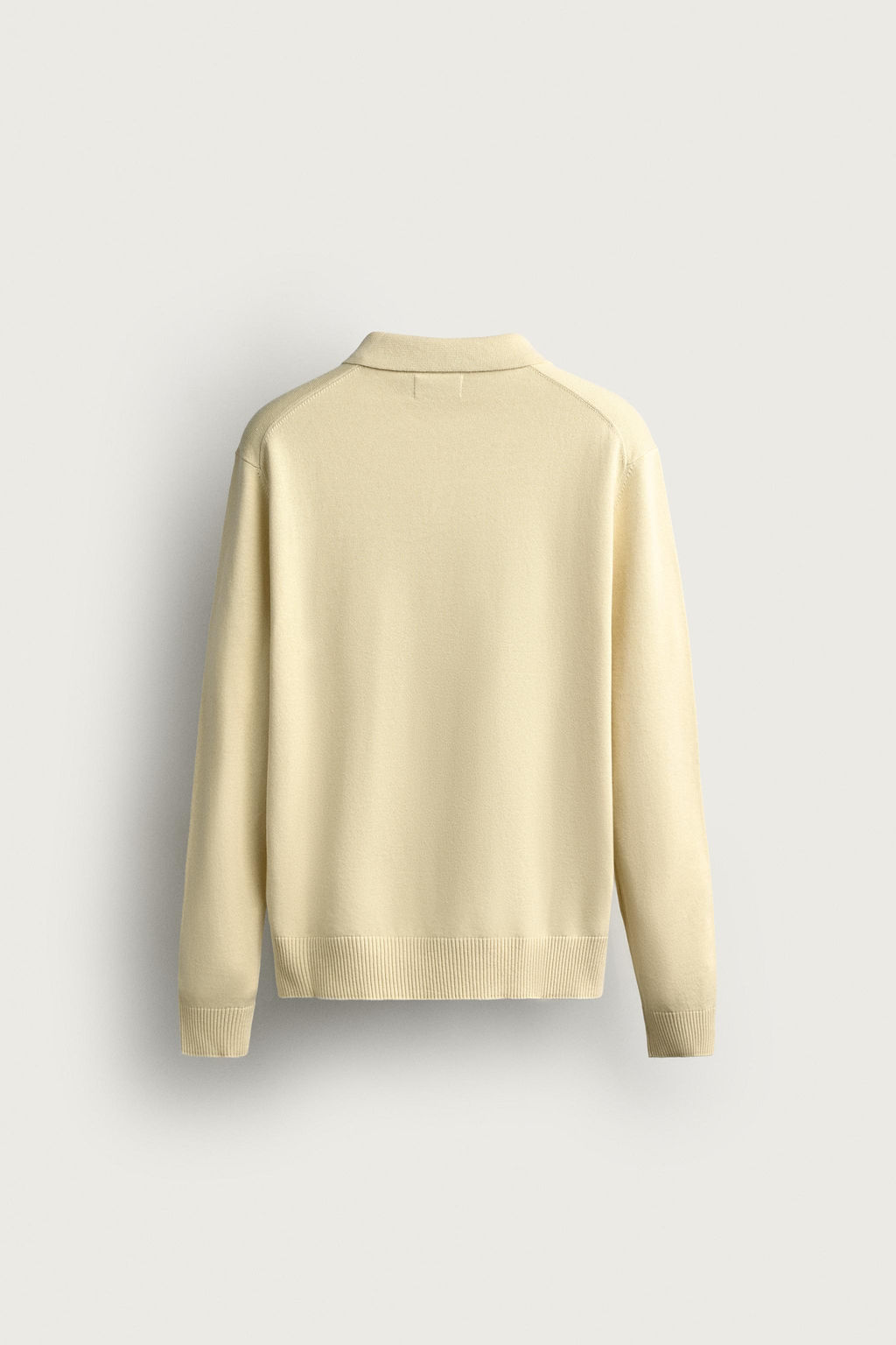POLO PUNTO REGULAR FIT ALGOD?N - LINO / Amarillo - Zara фото 6