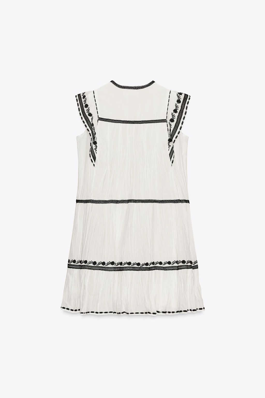 ZW COLLECTION EMBROIDERED SHORT DRESS - Zara фото 15
