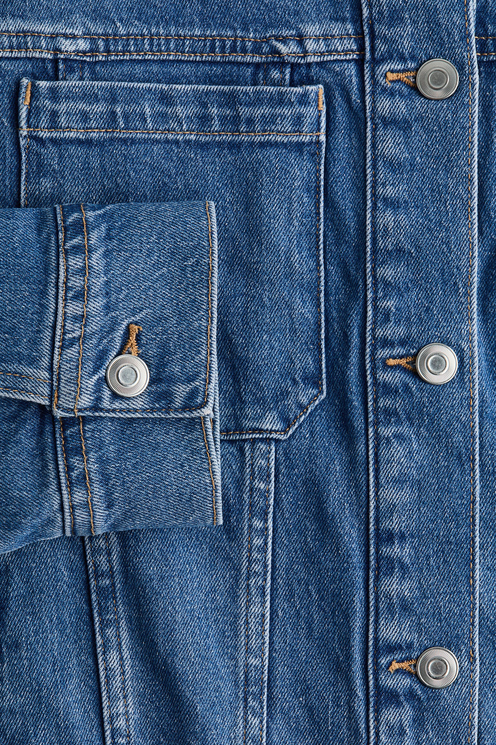 Cazadora trucker sin cuello - H&m фото 7
