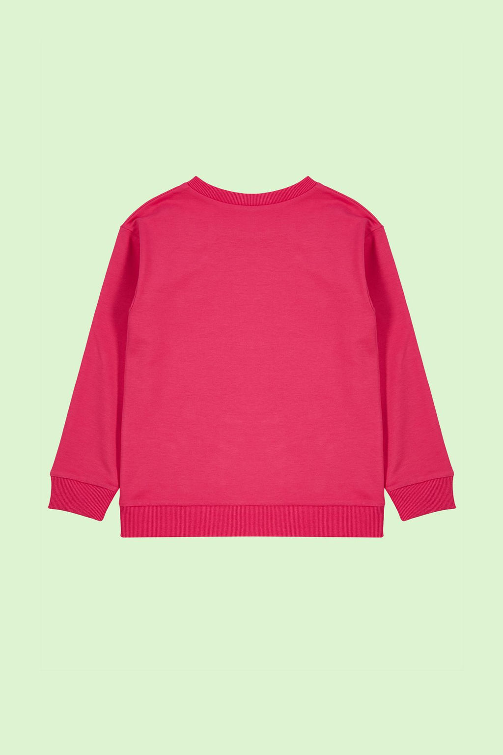 Pembe-Ekru K?z Cocuk Mevsimlik-Ince Bisiklet Yaka 2li Basic Orme Sweatshirt TKDAW25SW00000 - Trendyolmilla фото 5