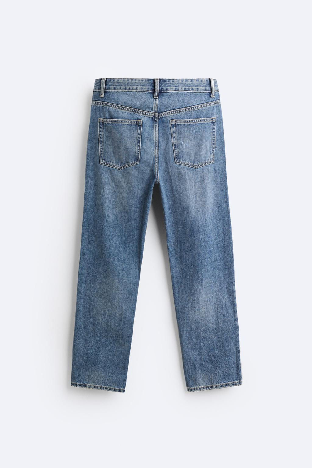 SLIM FIT CROPPED JEANS - Zara фото 7