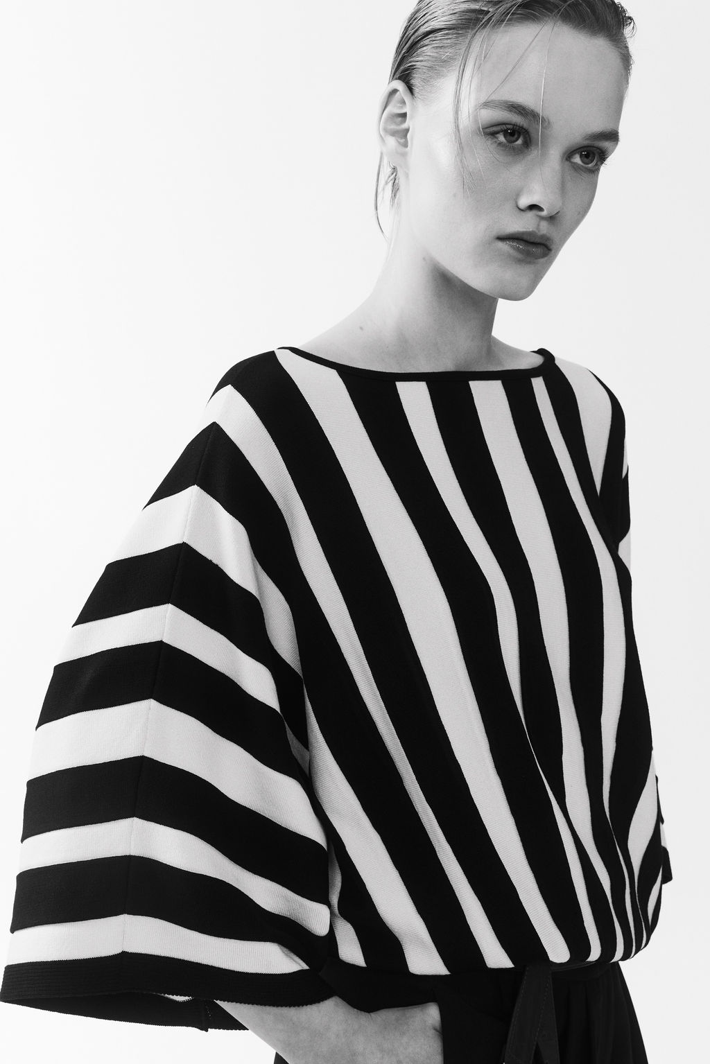 Top en punto fino con escote barco - H&m фото 2