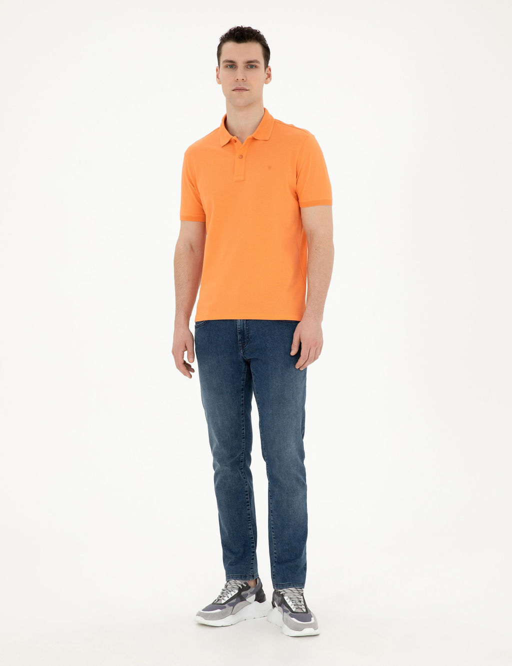 Somon Slim Fit Basic Ti__rt - Pierre cardin фото 11