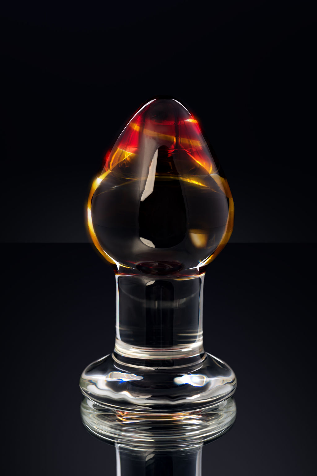 Анальная втулка Sexus Glass, стекло, прозрачная, 9 см, 4 см  фото 11