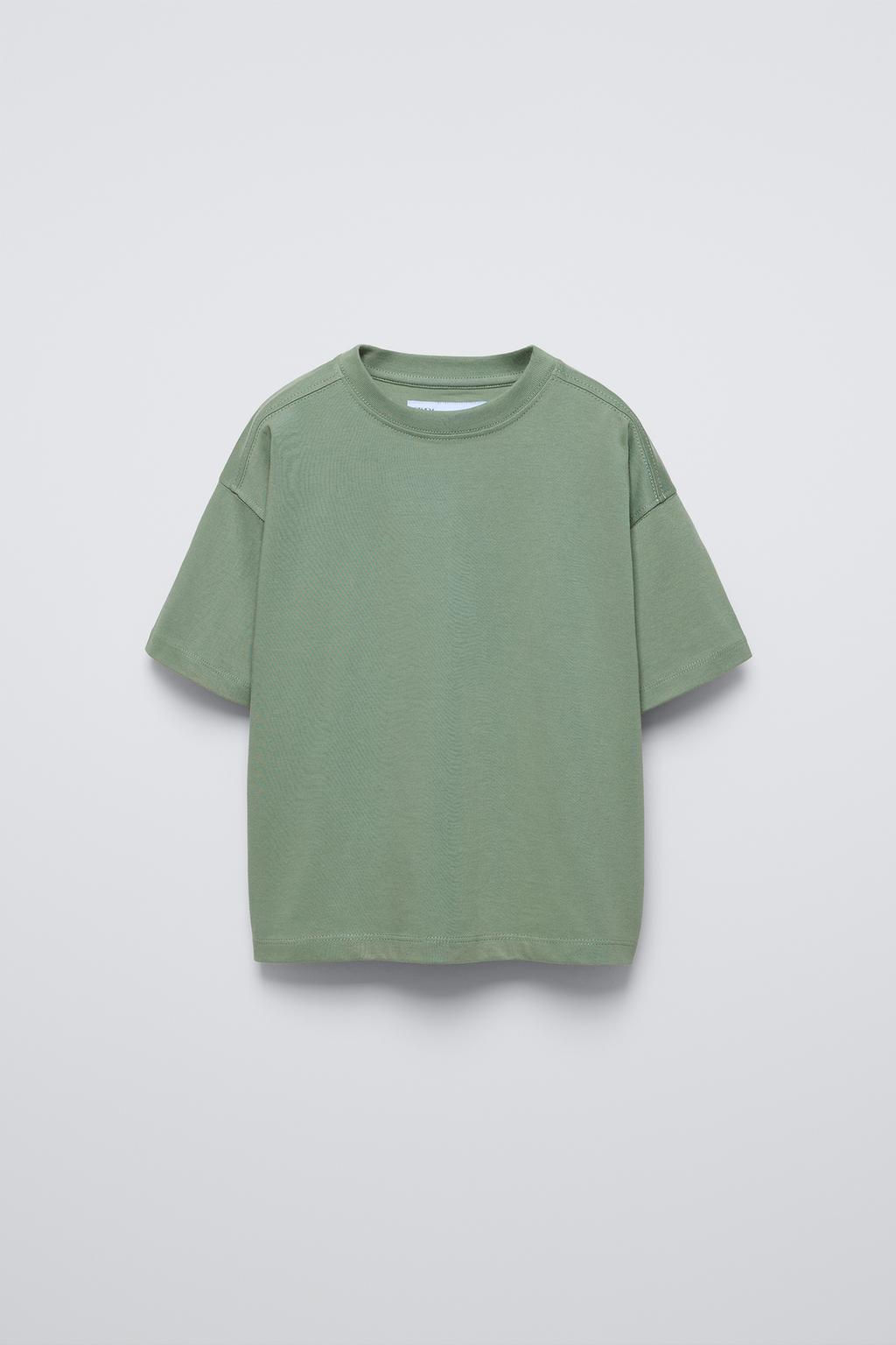 PLAIN MEDIUM WEIGHT T-SHIRT - Zara фото 5