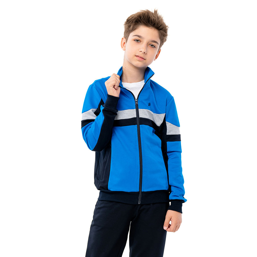 RODOS Спортивный костюм для мальчика весна/лето М-188 Синий/Голубой/Меланж фото 3