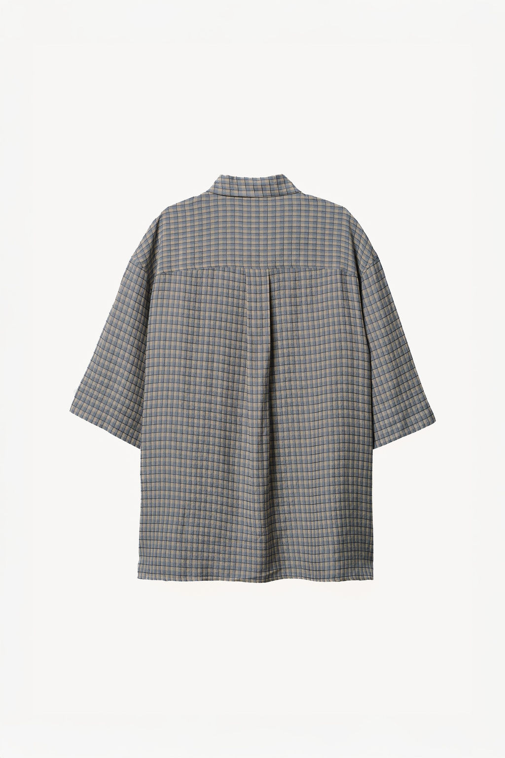 CAMISA OVERSIZE FIT CUADROS WILLY CHAVARRIA X ZARA / Azul / Blanco  фото 5