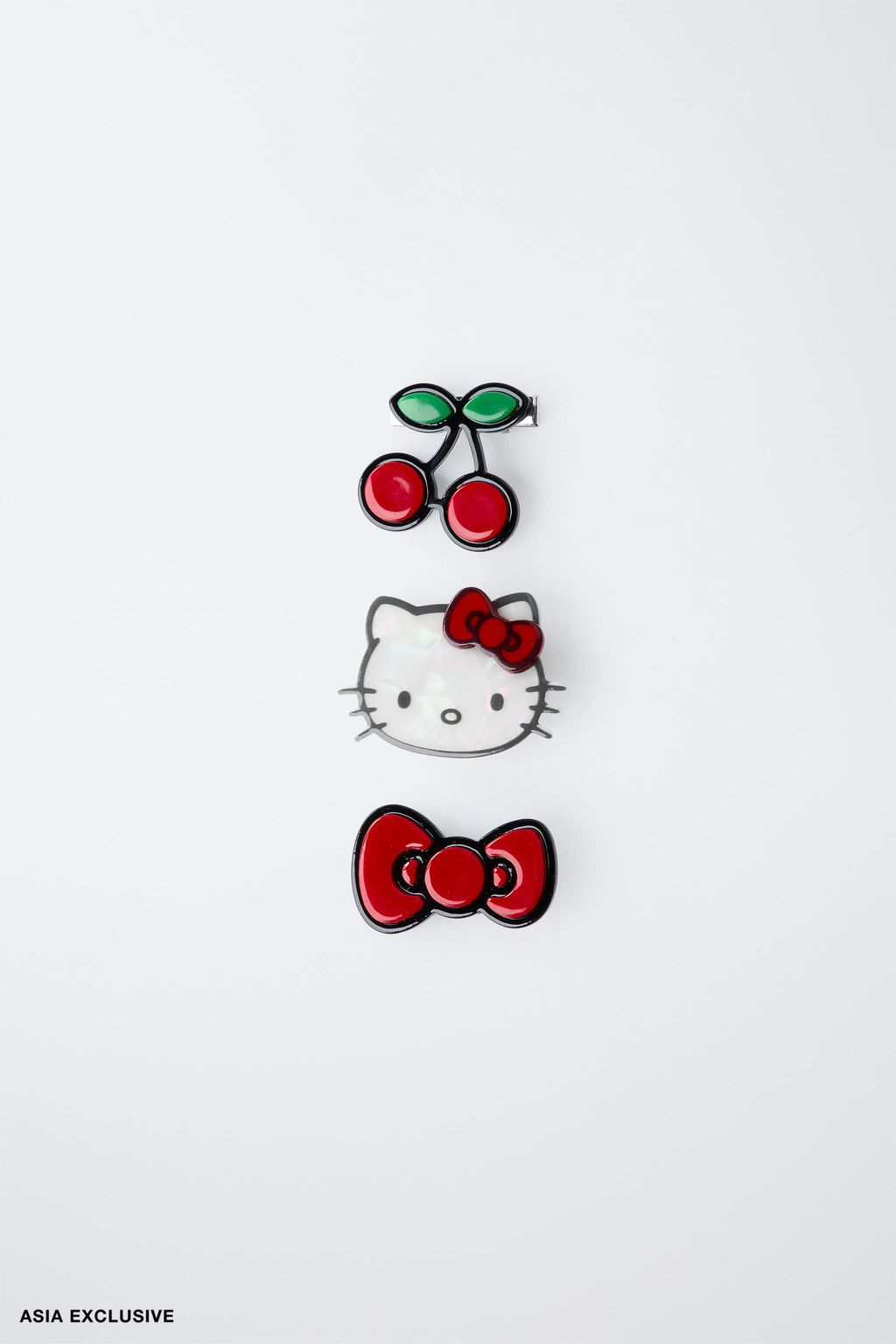 PACK TRES PINZAS HELLO KITTY SANRIO