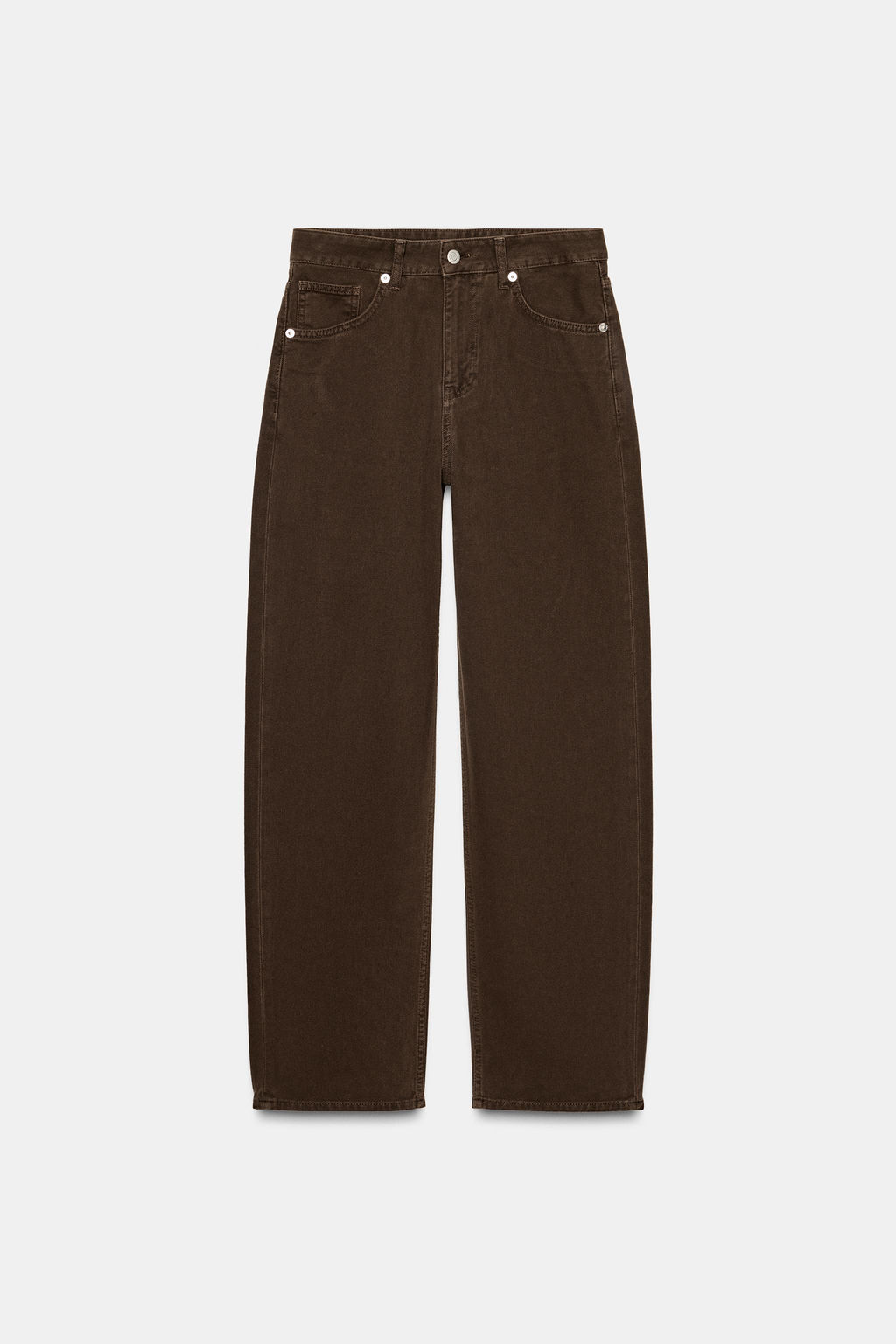 TRF BAGGY MID-WAIST JEANS - Zara фото 6