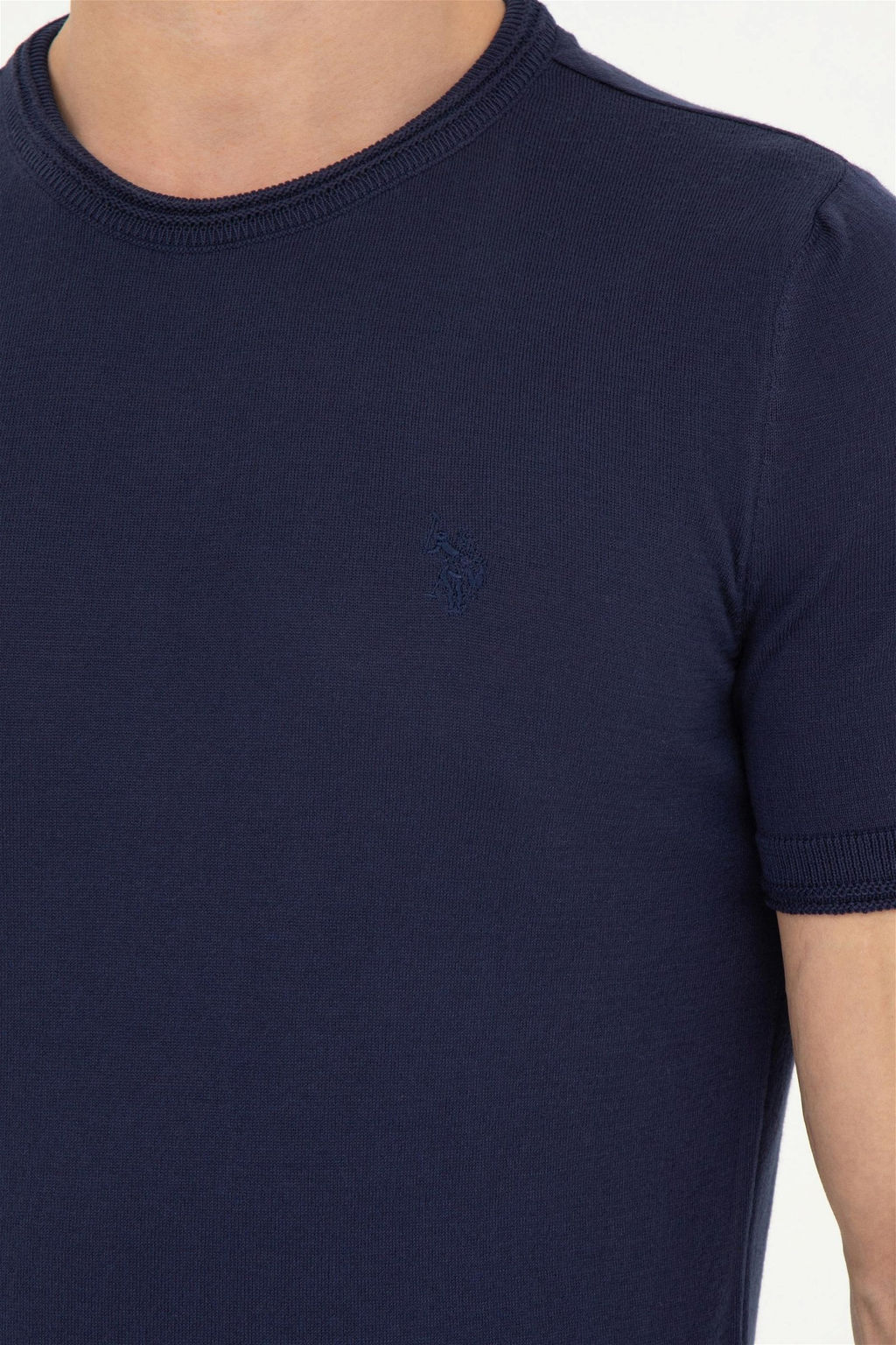 Мужской темно-синий свитер - U.s. polo assn фото 7