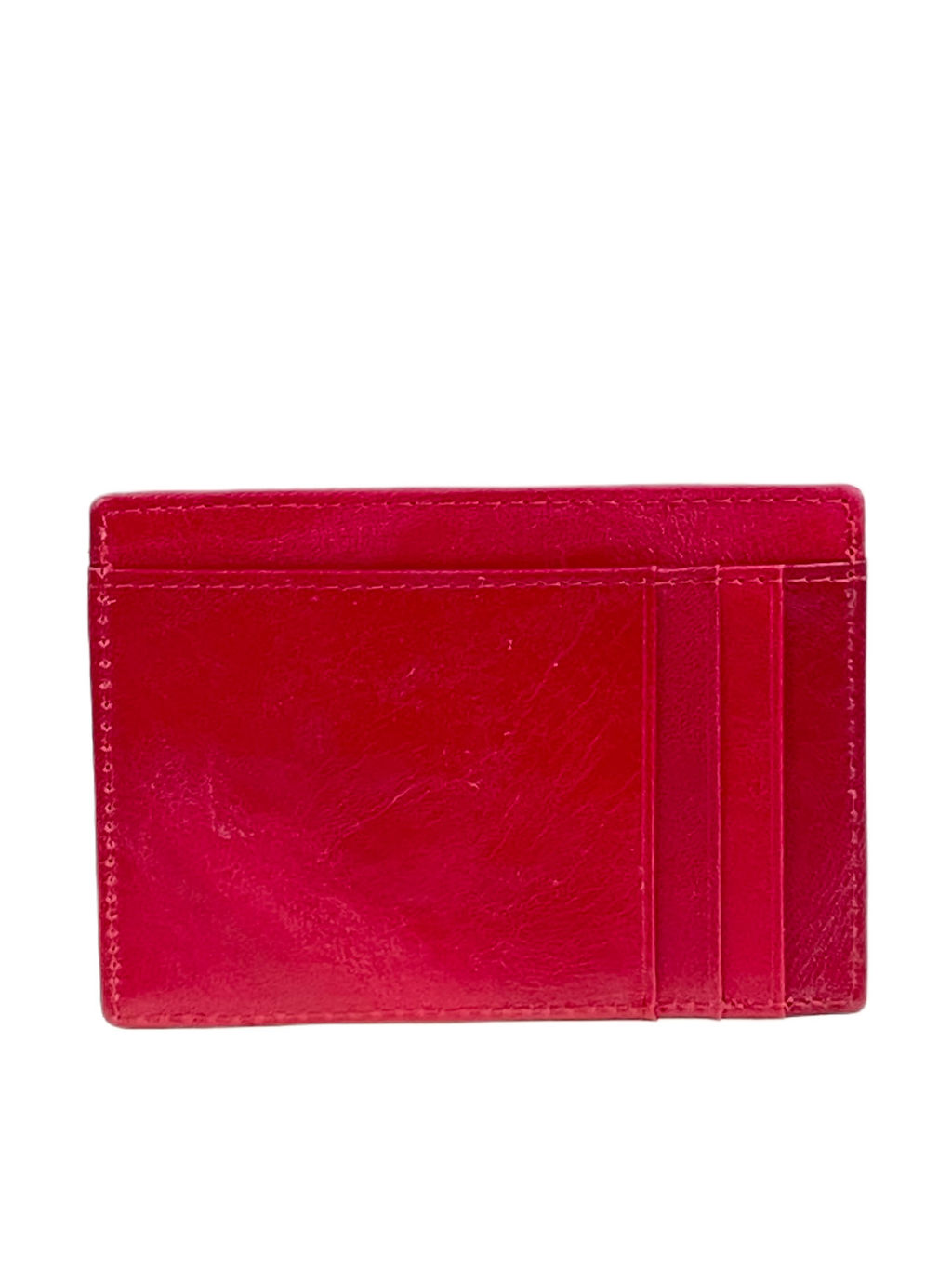 Картхолдер женский из натуральной кожи для пластиковых карт, цвет красный - Greta фото 2