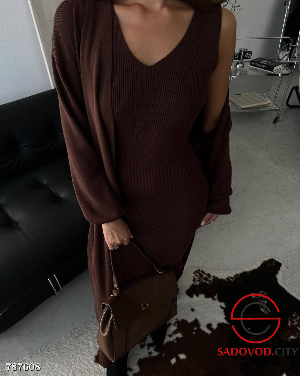 Женское платье с кардиганом - Bruno фото 2