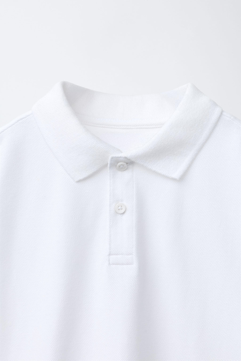 POLO B?SICO PIQU? / Blanco - Zara фото 3