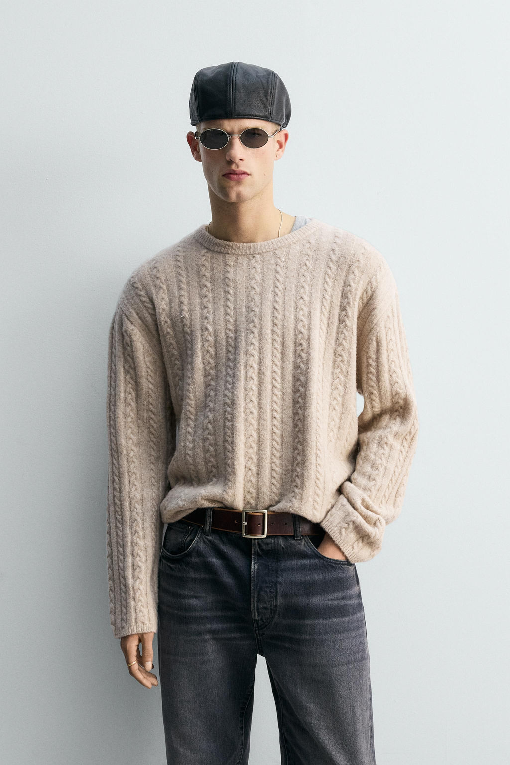 CABLE-KNIT SWEATER - Zara фото 2