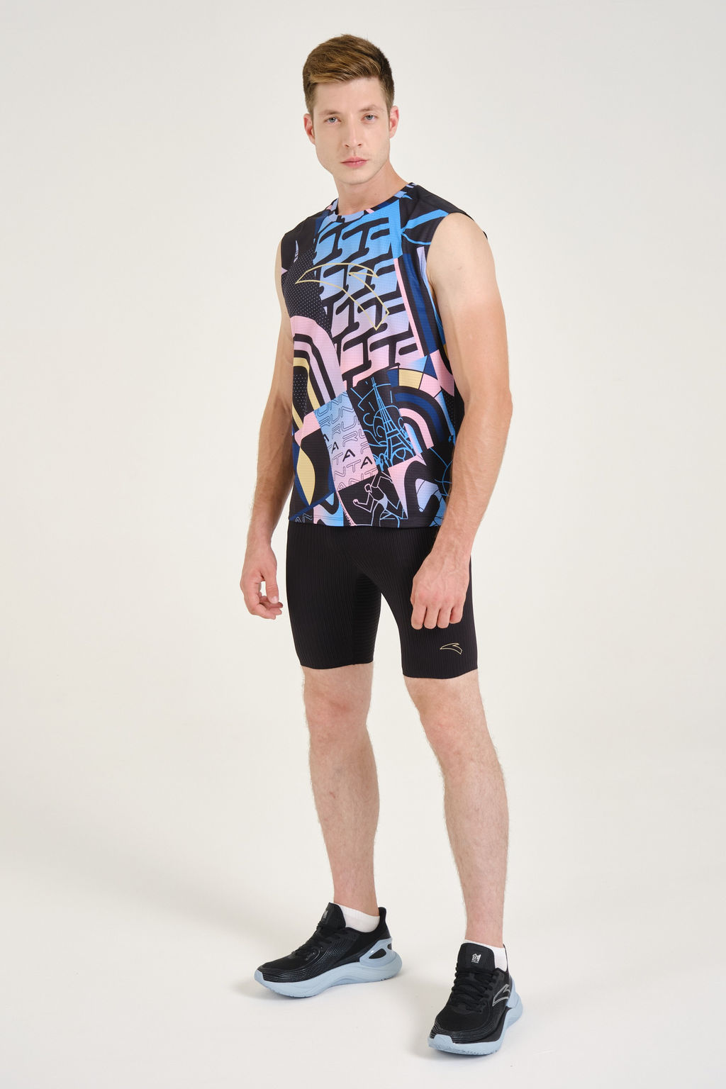 Шорты компрессионные Черный - Anta фото 2