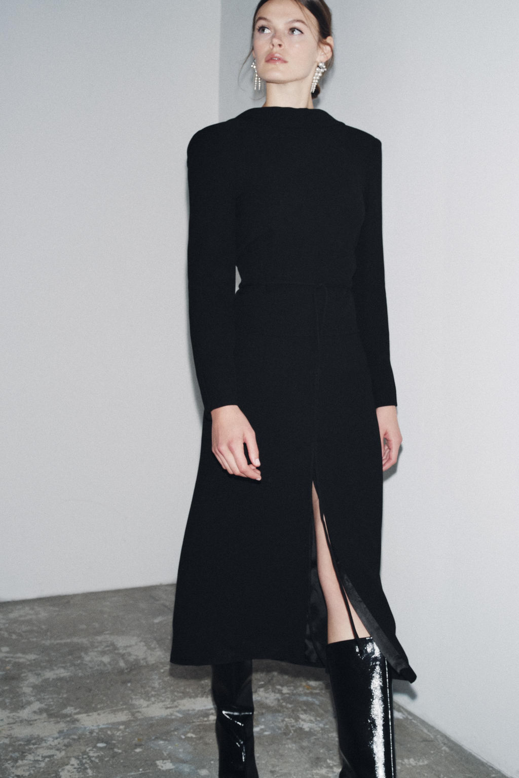 ZW COLLECTION LIMITED EDITION SASH COAT DRESS - Zara фото 5