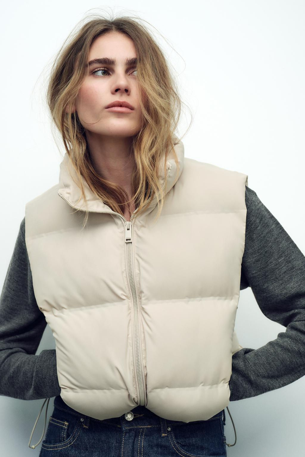 WATER-REPELLENT WINDPROOF PUFFER GILET - Zara фото 11