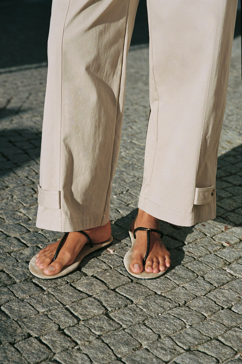 PANTAL?N CULOTTE TIRO ALTO / Crudo medio - Zara фото 4