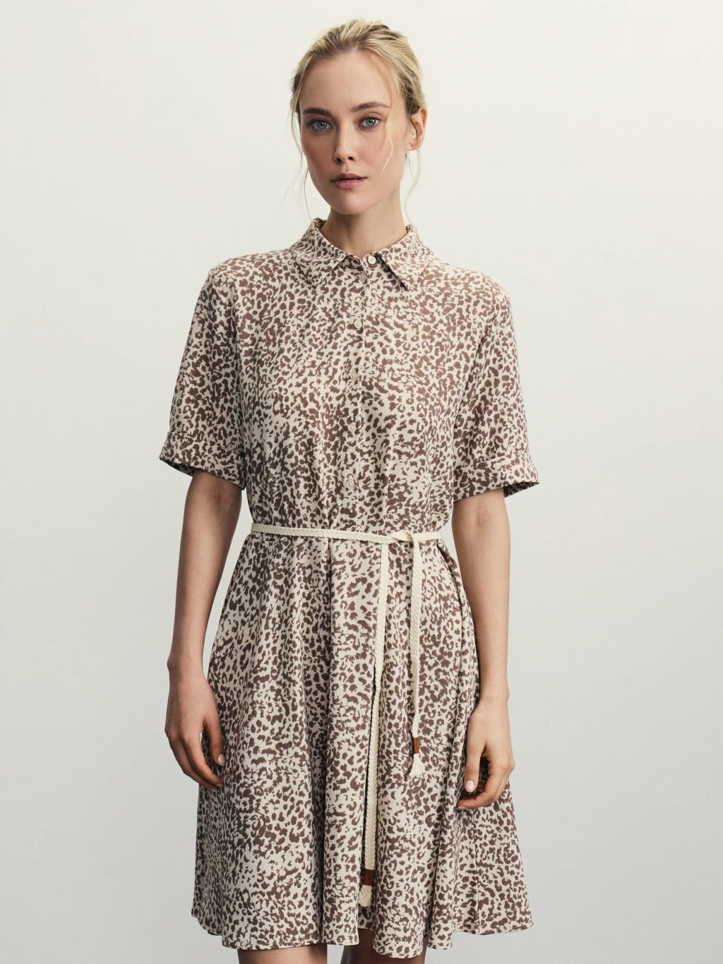 Платье мини с поясом / Zarina  фото 3