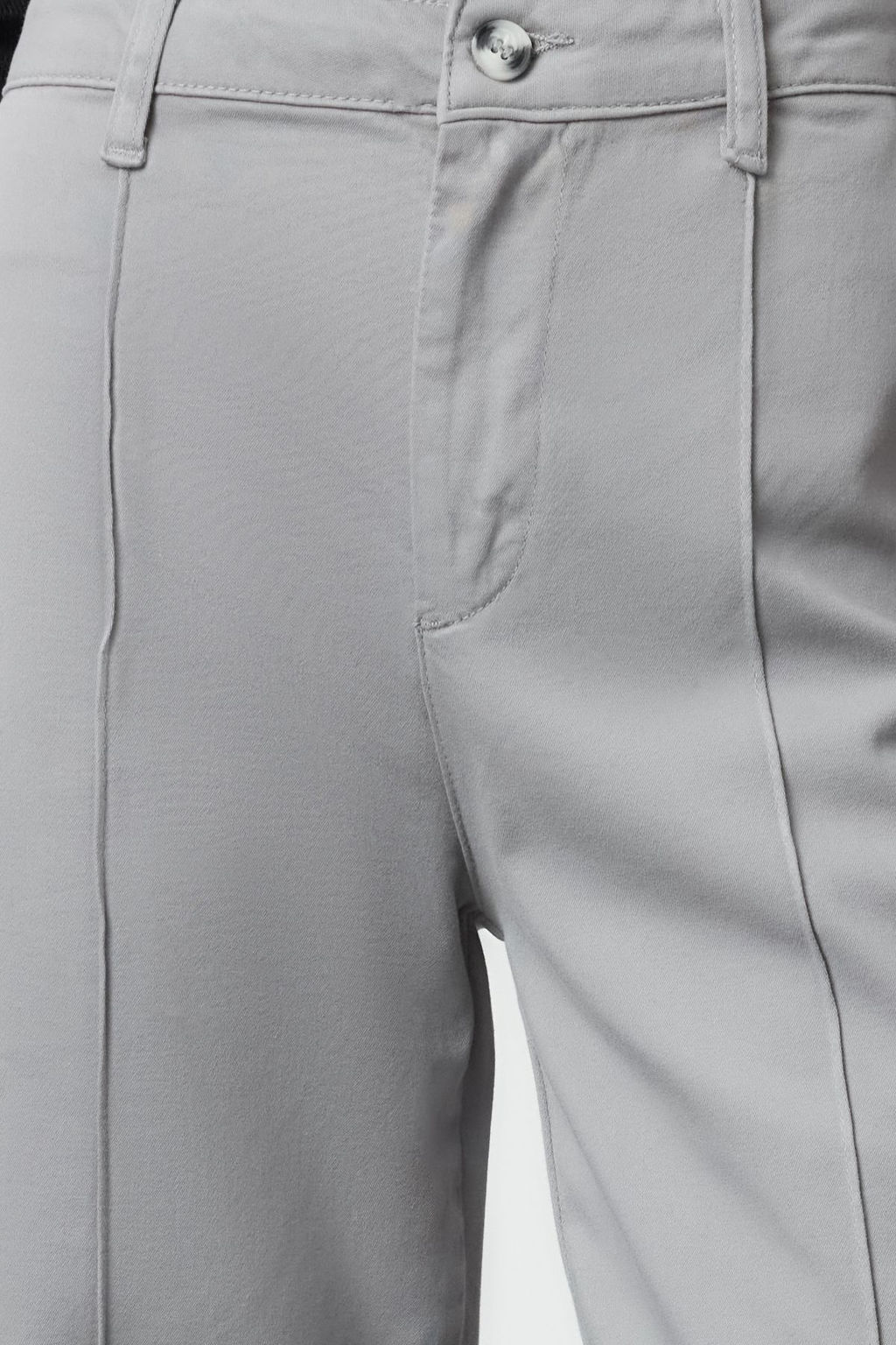 Gri Dikis Detayl? Yuksek Bel Wide Leg Pantolon TWOAW25JE00246