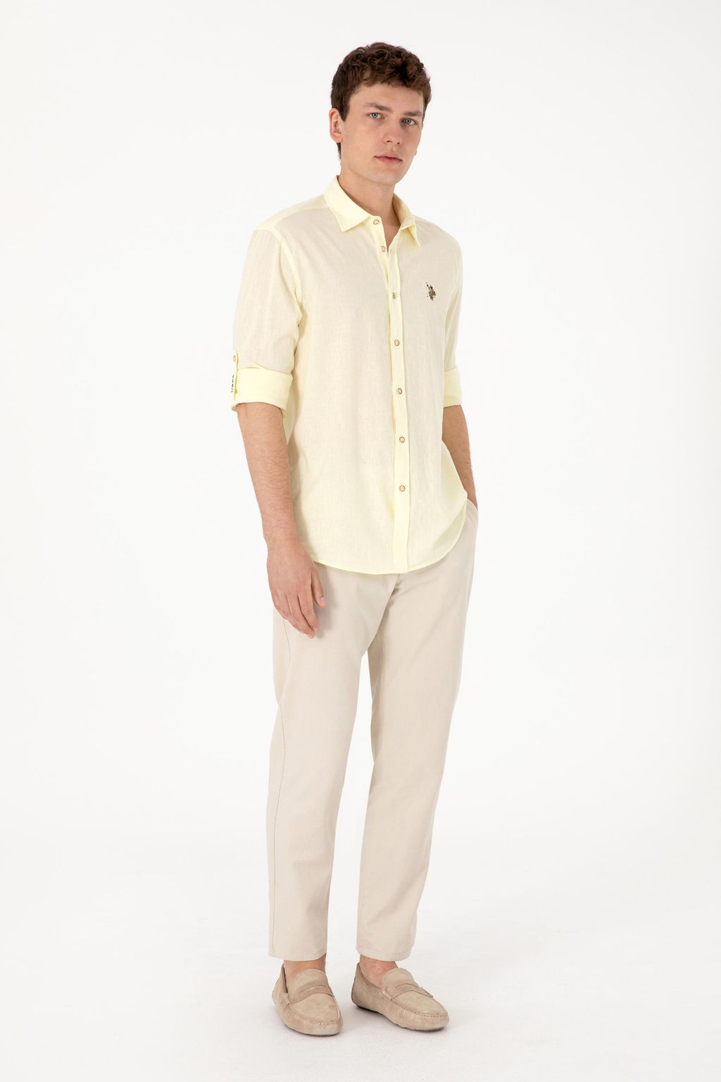 Erkek Limon Uzun Kollu Basic G_mlek Sepette S_rpriz _ndirim - U.s. polo assn фото 4