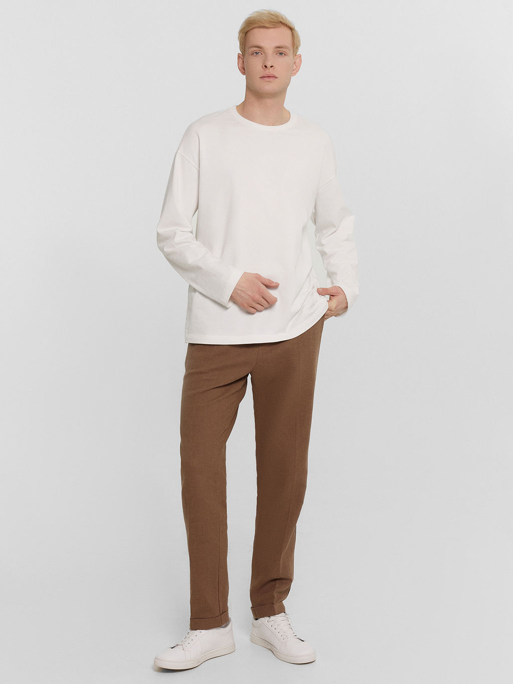 Брюки мужские коричневые
