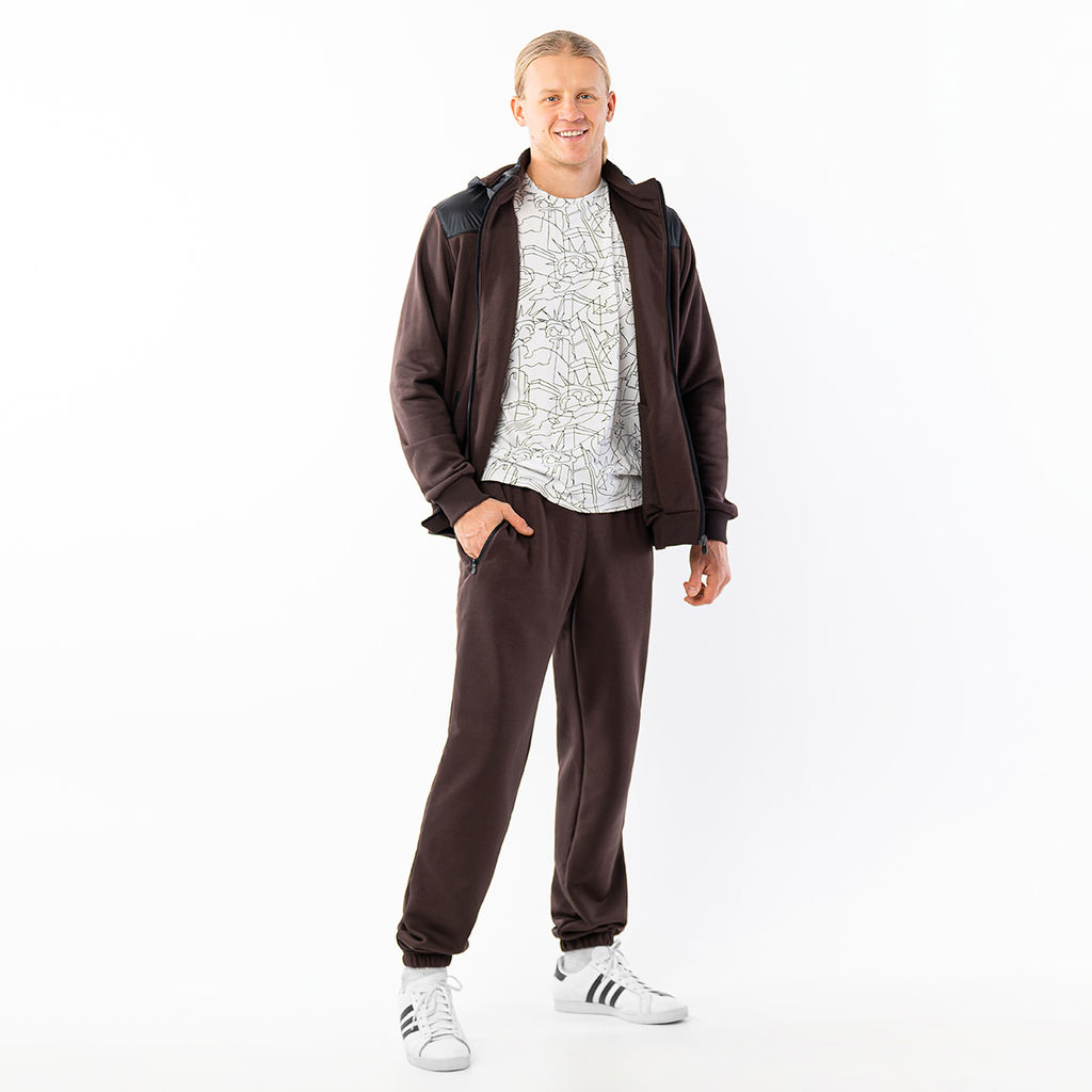 RODOS Спортивный костюм мужской М-287 Кофейный