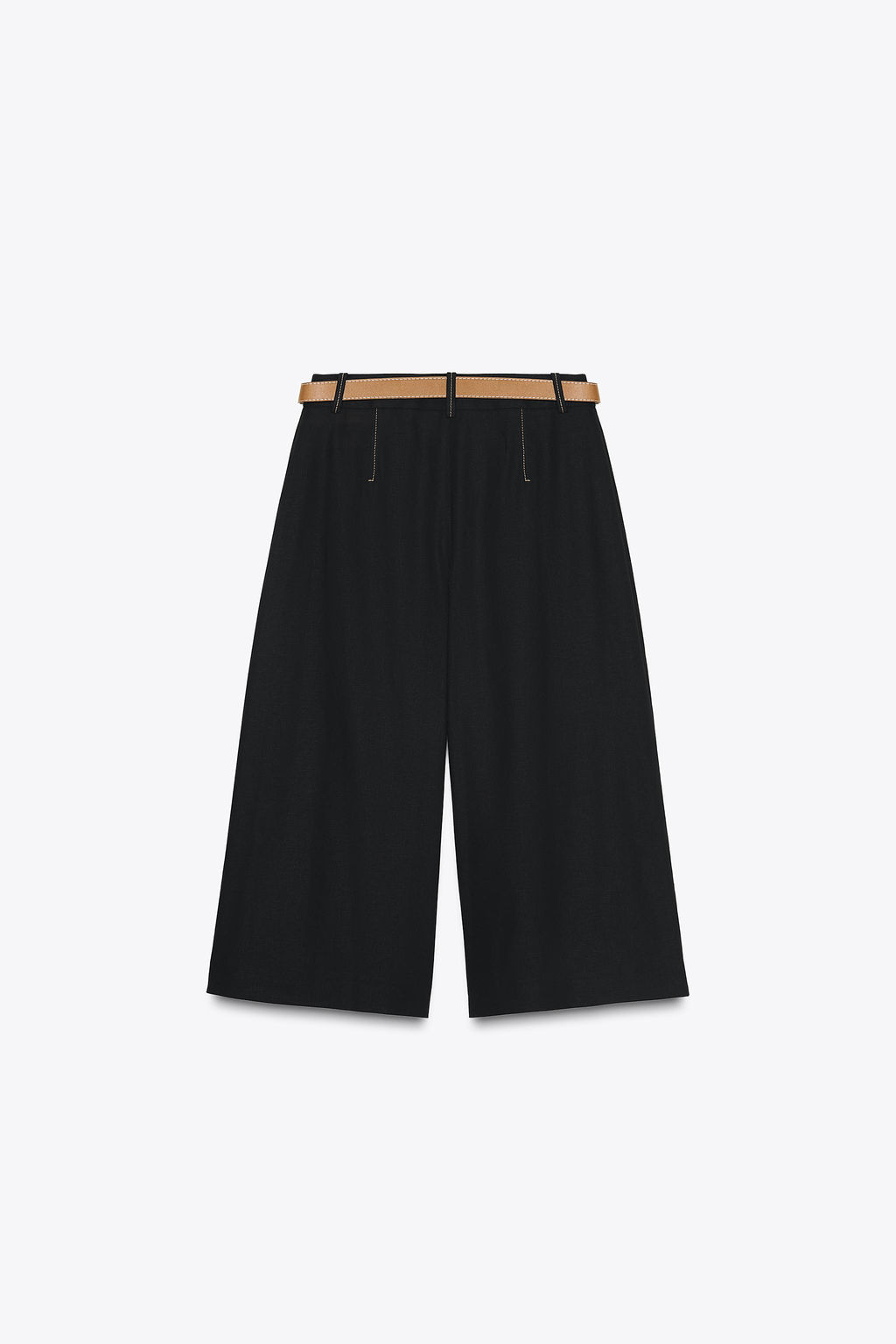BELTED LONG BERMUDA SHORTS WITH DARTS - Zara фото 8