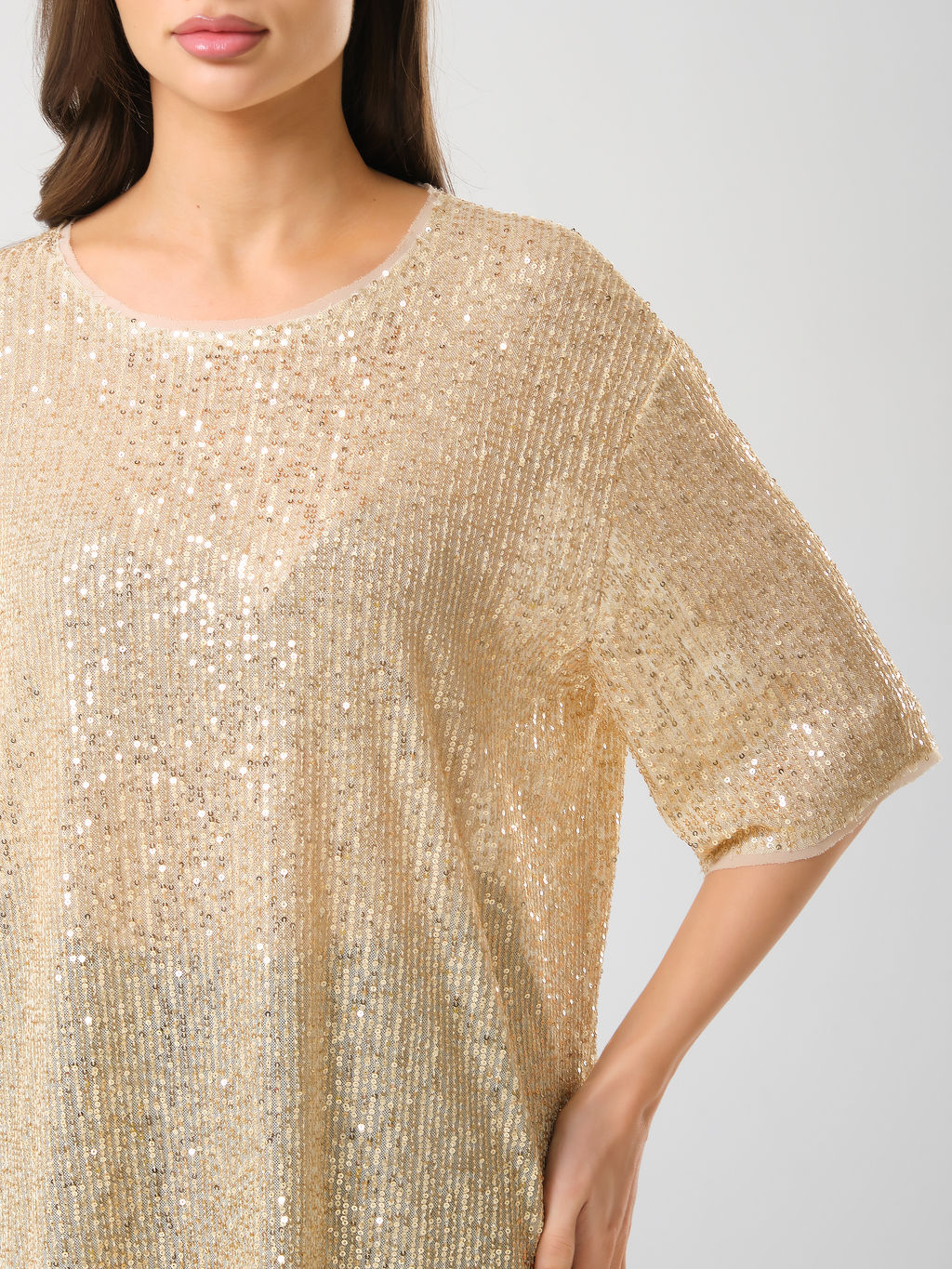Блузка с пайетками - Stilla фото 6