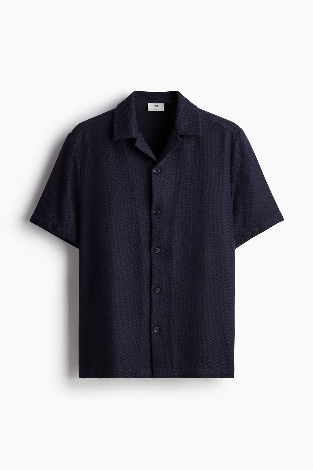 Camisa resort con textura Regular Fit - H&m фото 6