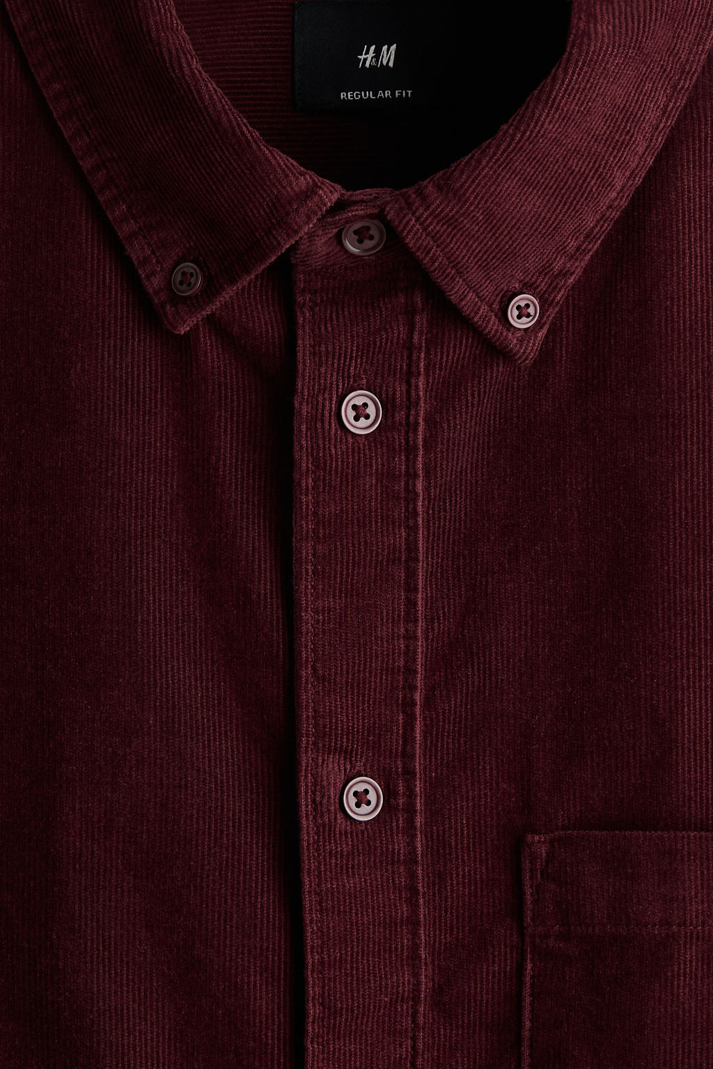 Camisa de pana Regular Fit - H&m фото 6