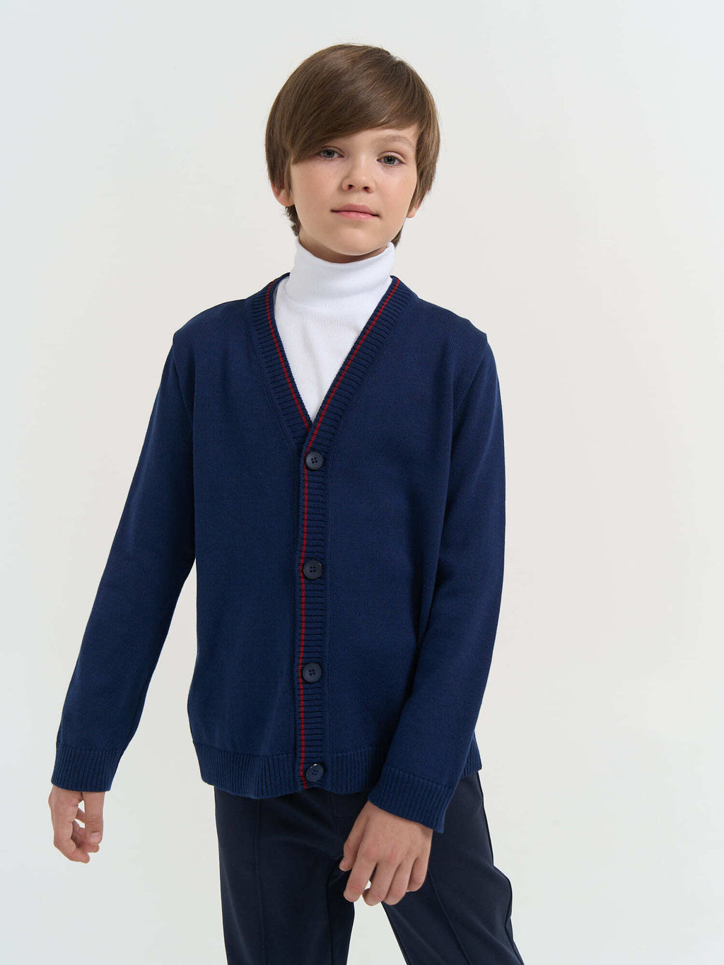 Кардиган вязаный Синий 7+ - Bungly фото 2