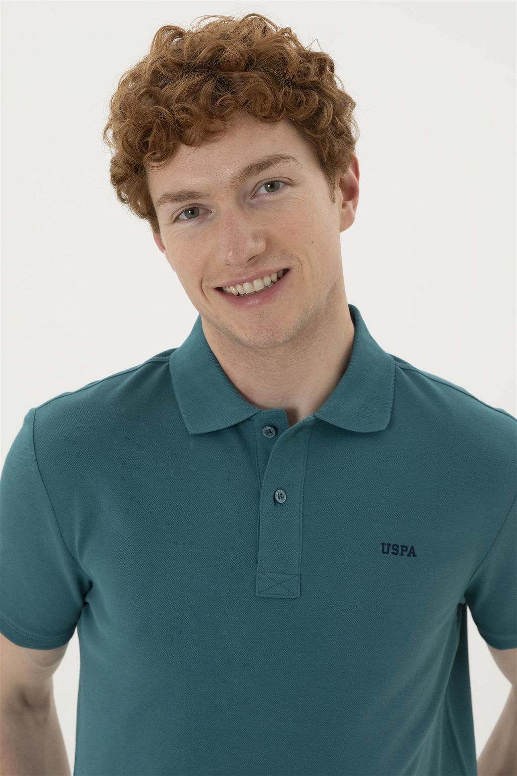 Мужская темно-зеленая базовая футболка - U.s. polo assn фото 2