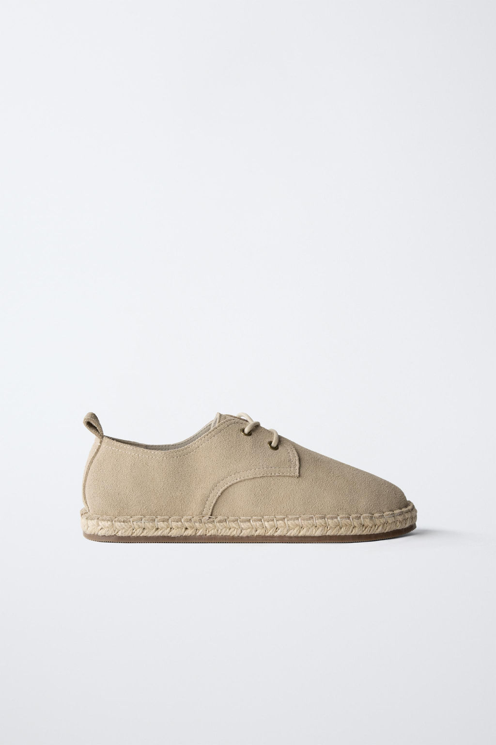 JUTE LEATHER DERBY SHOES
