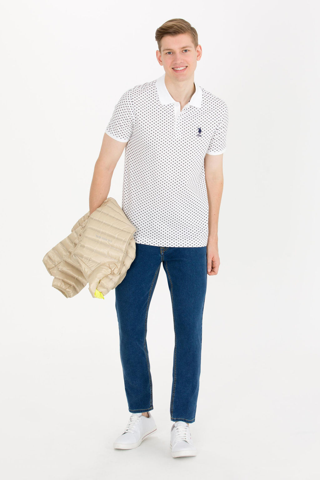 U. S. Polo Assn / Мужские голубые джинсовые брюки - U.s. polo assn фото 8