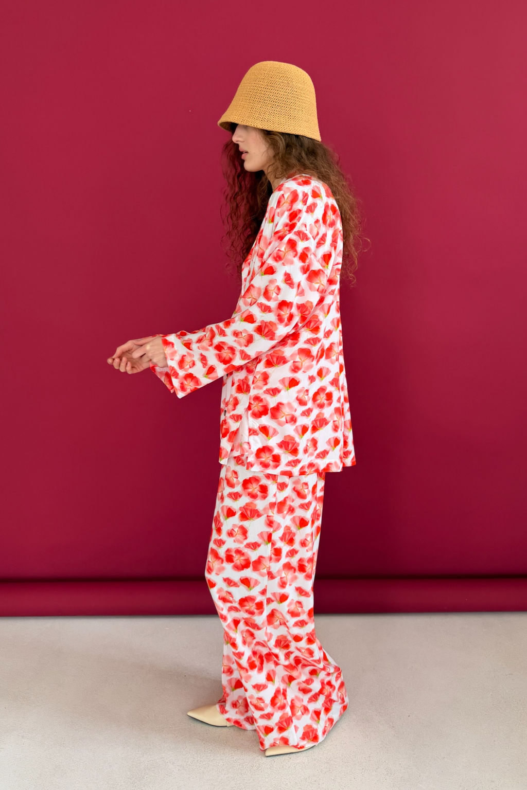 Блузка СЕТ113/02/Маки - M&G all natural фото 5