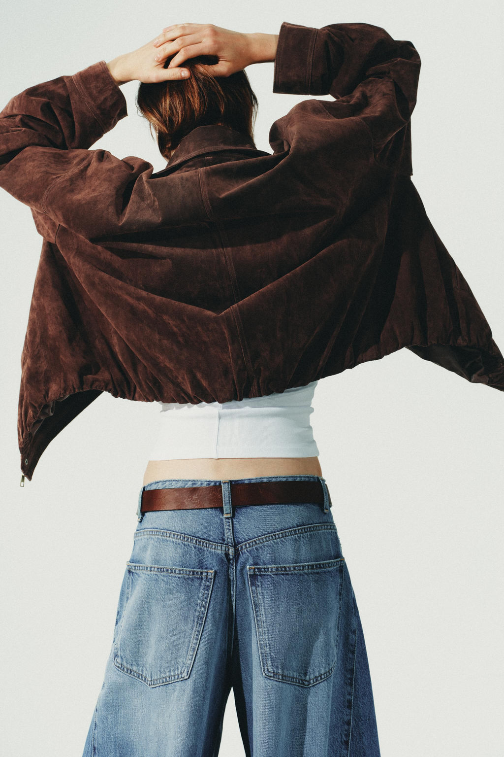 SUEDE LEATHER JACKET - Zara фото 11