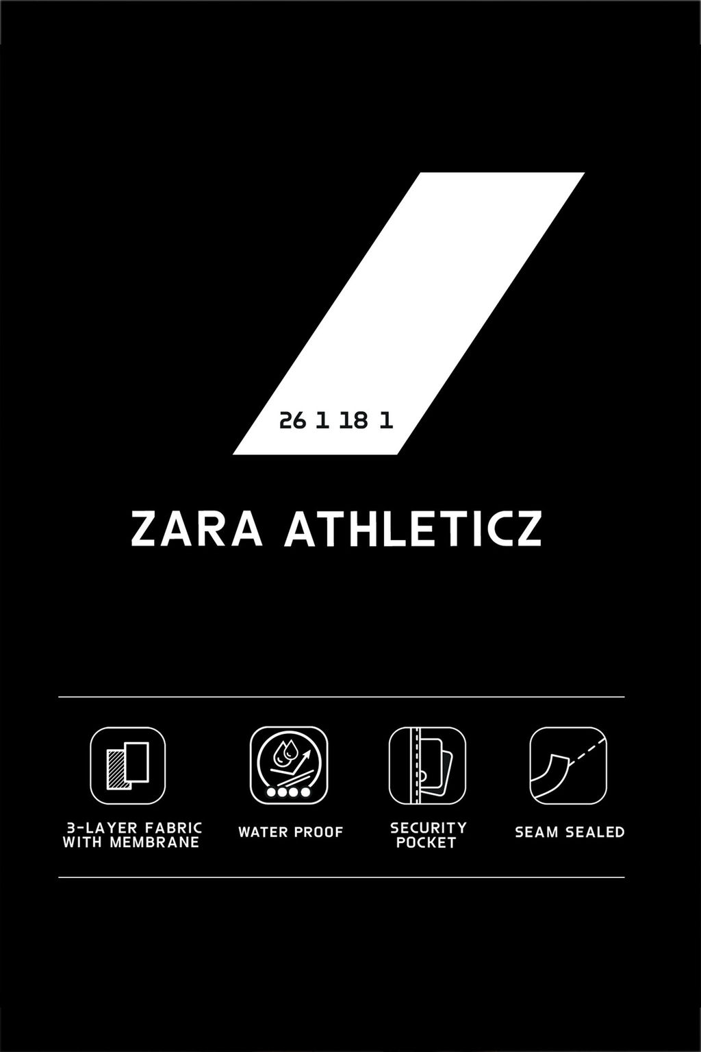 TECHNICAL SHELL WATERPROOF JACKET - Zara фото 8