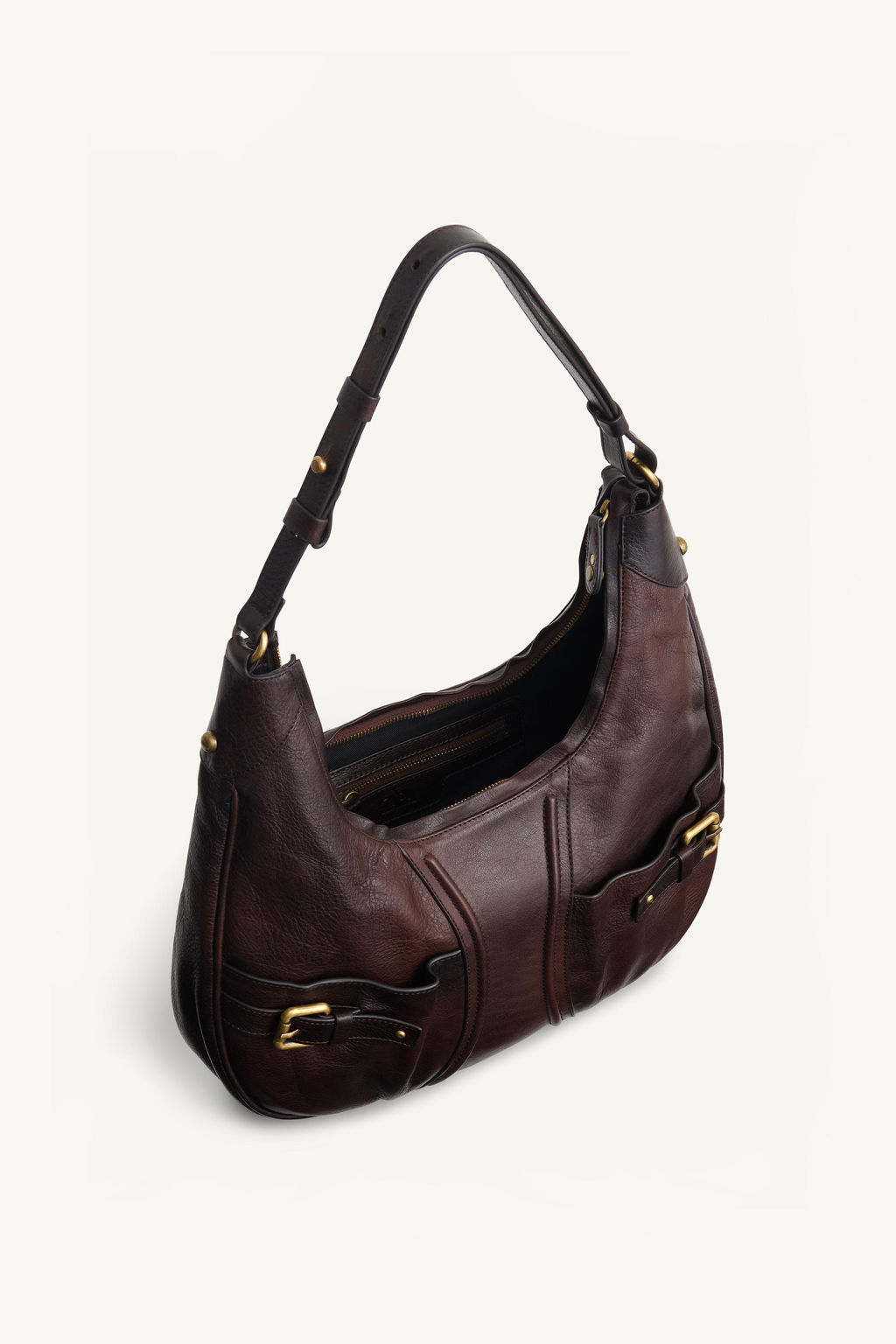 LIMITED EDITION LEATHER SHOULDER BAG - Zara фото 7