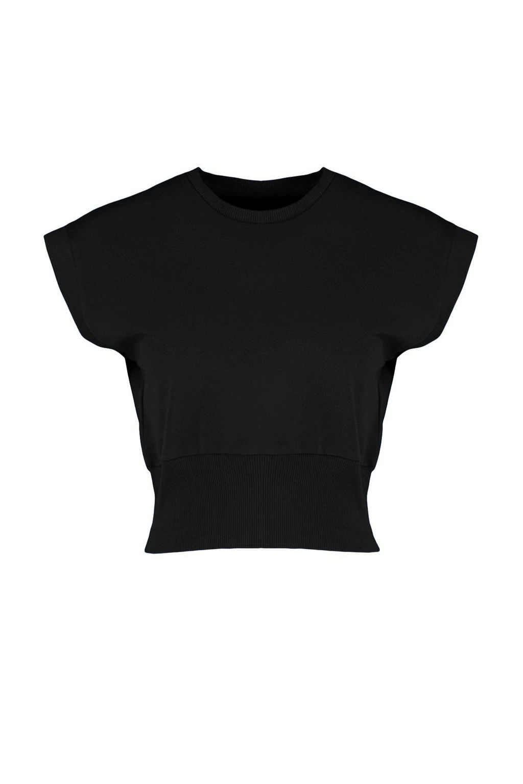 Trendyolmilla Ekru Fitted/Vucuda Oturan Bisiklet Yaka Dusuk Kol Ince Orme Bluz TWOSS22BZ0798  фото 21