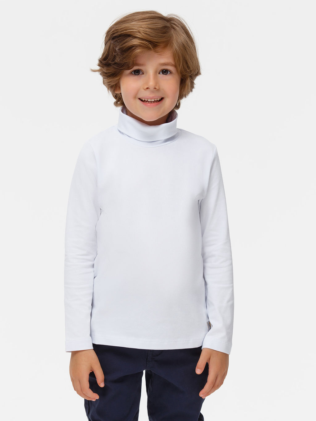 Белая водолазка для мальчика - Kogankids фото 5